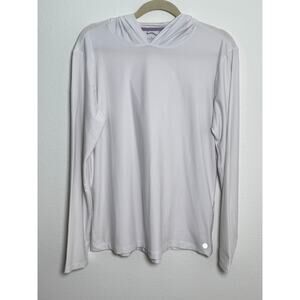 Avalanche White UPF 50+ Hoodie Sun Shirt Large Active